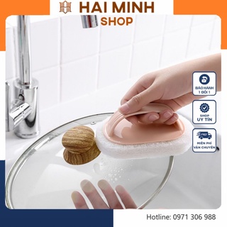 💥Cọ Bếp Có Tay Cầm Bọt Biển 💥 - Cọ Bàn Là Trà Tường, Cọ Bồn Rửa Mặt, Cọ Bồn Rửa Bát Rửa Tay
