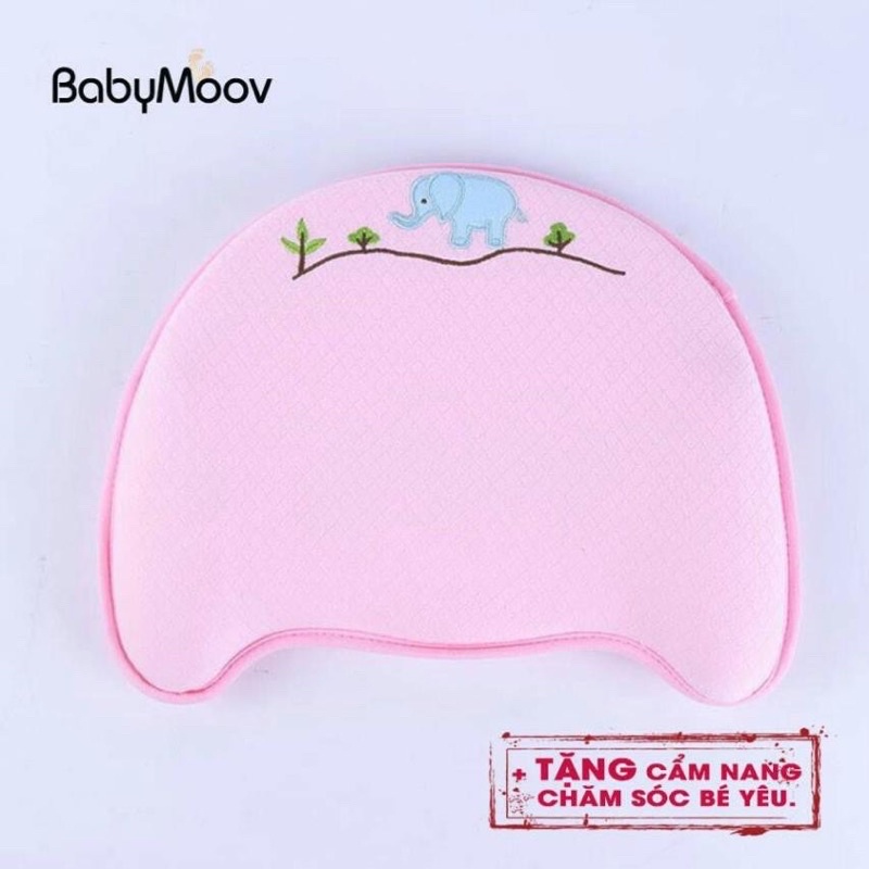 Gối babyMoov chống méo/bẹp đầu cho bé yêu