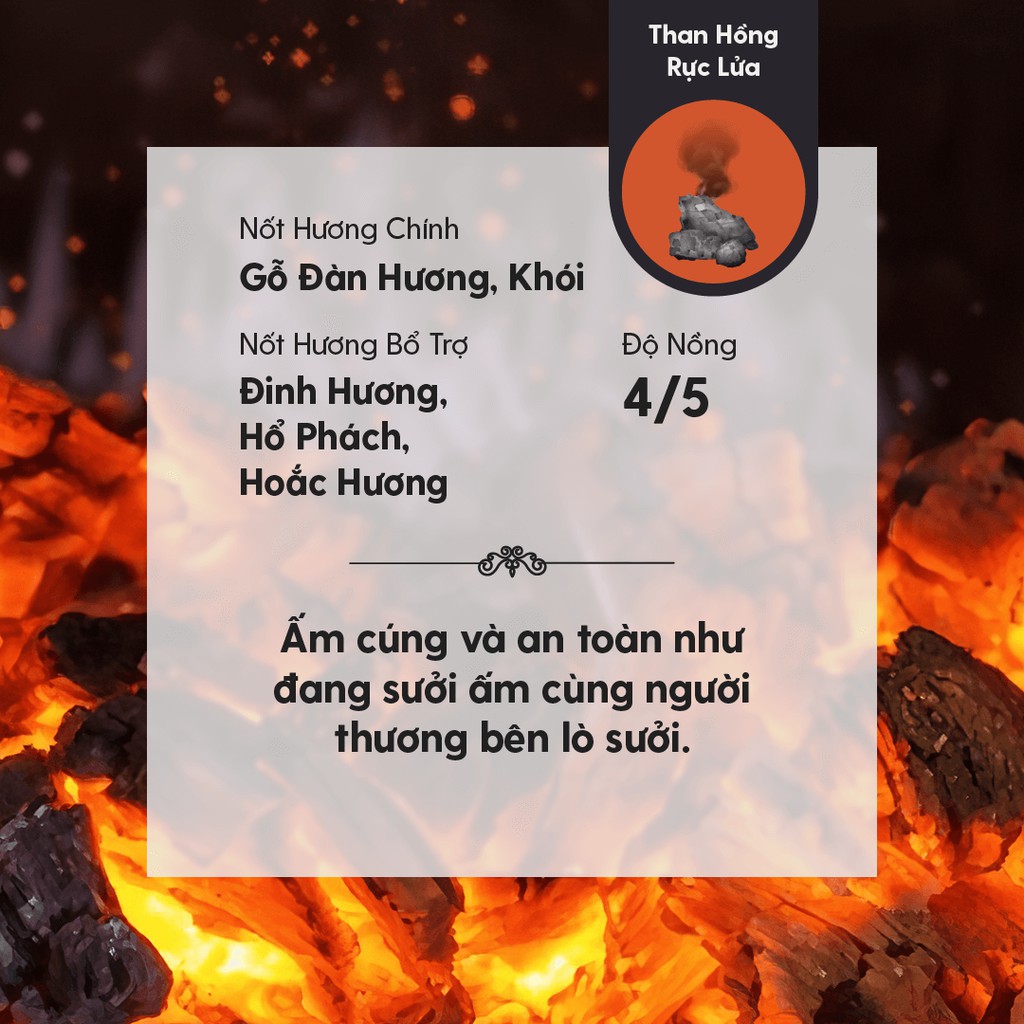 Tinh Dầu Phối Hương Blazing Embers (Gỗ Trầm Khói) Làm Nến Thơm, Xông Thơm Phòng HENY GARDEN