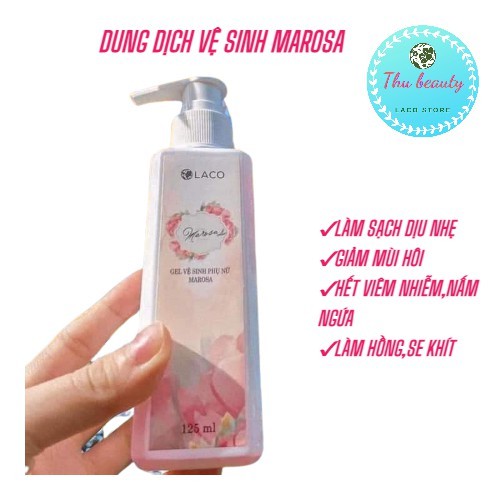 DUNG DỊCH VỆ SINH MAROSA🔰SẠCH DỊU NHẸ_SE KHÍT_LÀM HỒNG_NGỪA VIÊM NHIỄM_CHÍNH HÃNG LACO