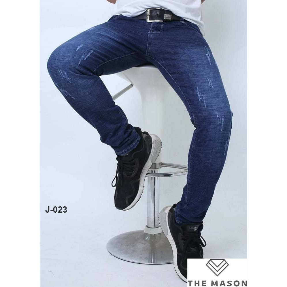 [Mặc Là SANG] Quần Jeans Nam Form Slimfit - Vải Dày, Mềm Mịn, Trơn Và Xước - Quần Bò, Chất Co Dãn Cao Cấp