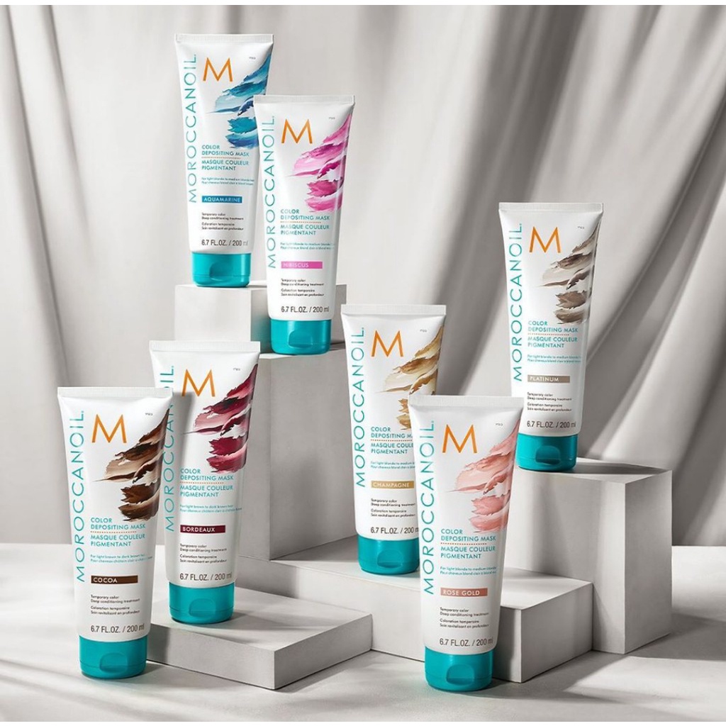 Best Seller🎋 Mặt Nạ Dưỡng Bổ Sung Hạt Màu Moroccanoil Color Depositing Mask 200ml