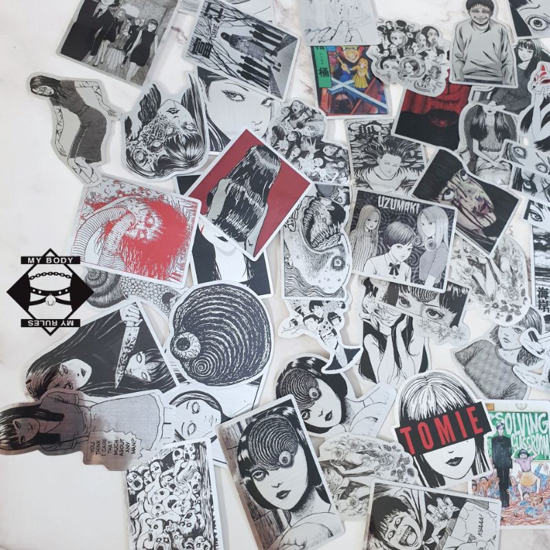 (070) Set sticker Junji Ito Manga.