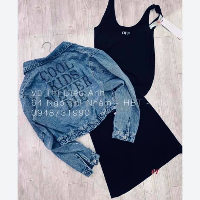 áo khoác bò lửng chữ lưng | BigBuy360 - bigbuy360.vn