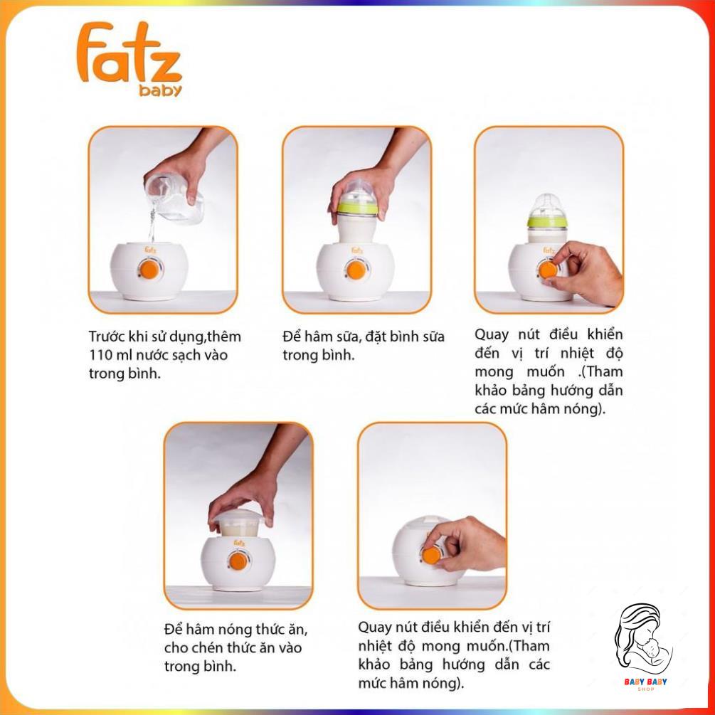 Máy hâm sữa FB3027SL và Máy hâm sữa điện tử FB3028SL FATZ BABY cho bình cổ siêu rộng