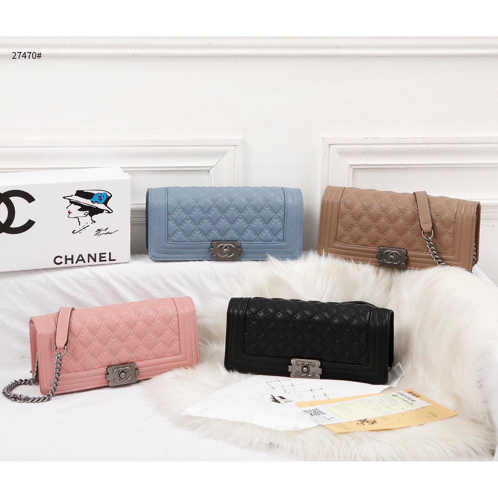 Túi Đeo Chéo Chanel Phối Dây Đeo Vai Thời Trang Sang Trọng 27470 C