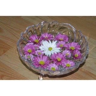 Khay thủy tinh 3 chân