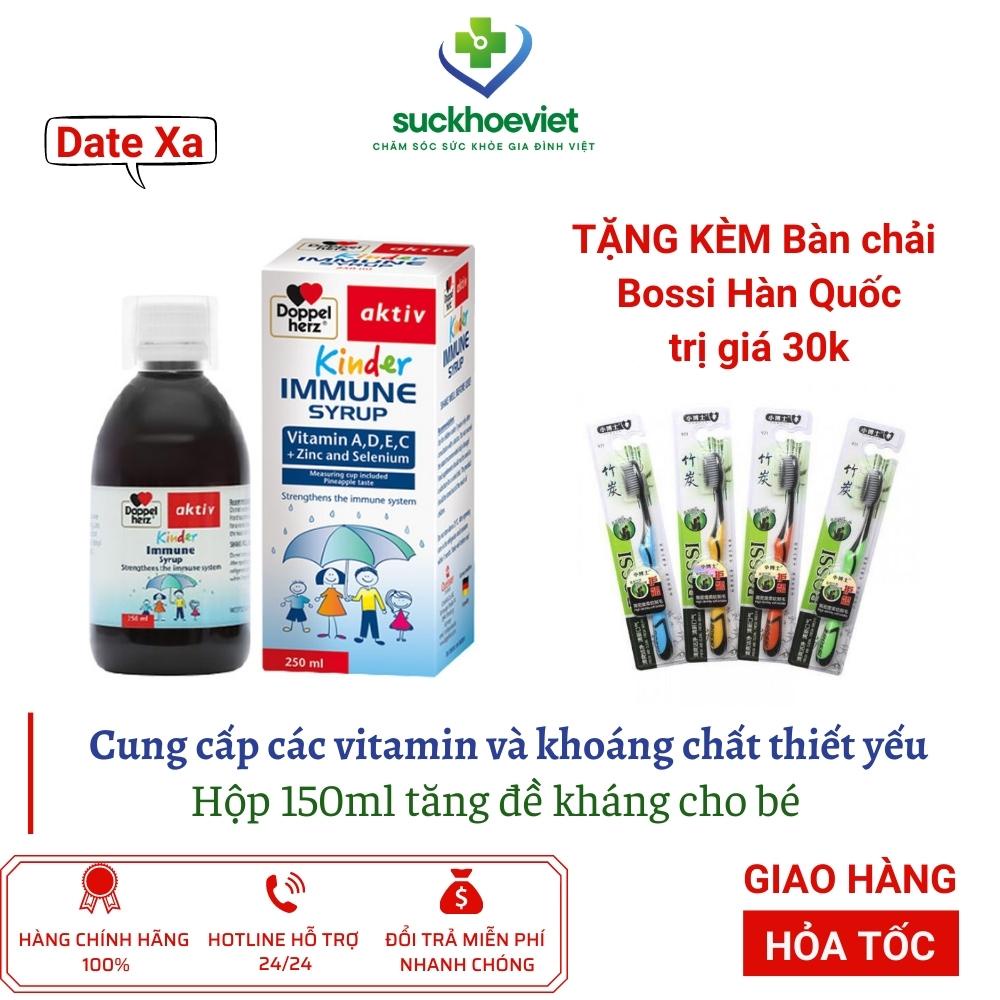 Doppelherz Kinder Immune syrup siro nâng cao hệ miễn dịch - Chai 150 ml