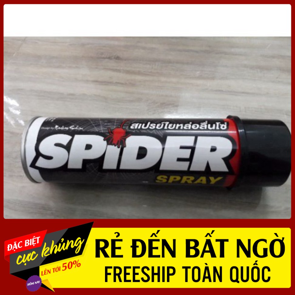 [GIÁ SỈ] Xịt dưỡng sên SPIDER 600ml tơ nhện siêu dính Thái Lan .  MS 800 SHOP ĐẠI KA