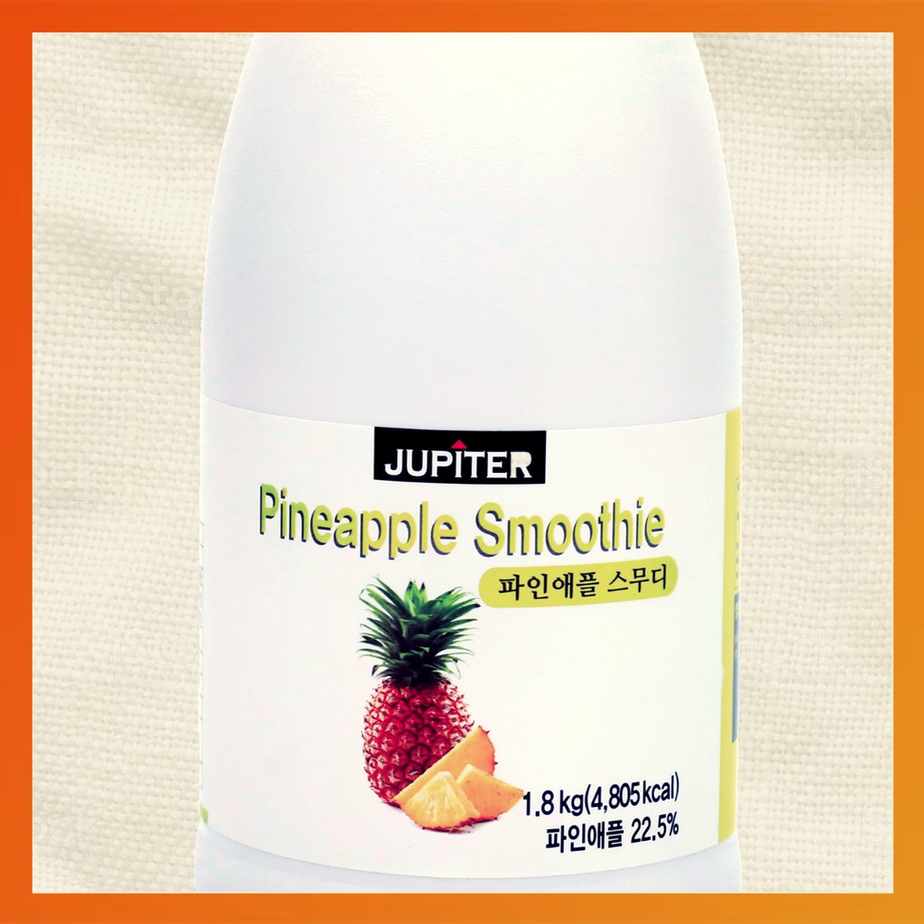 Smoothie Dứa Pineapple làm trà trái cây, đá xay, soda thay thế Sinh tố Syrup Siro Puree - JUPITER