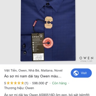 Áo sơ mi Owen