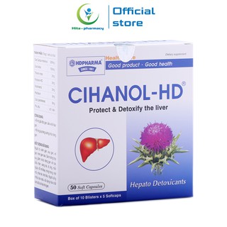 Viên uống bổ gan Cihanol-HD bảo vệ và giải độc gan - Hộp 50 viên
