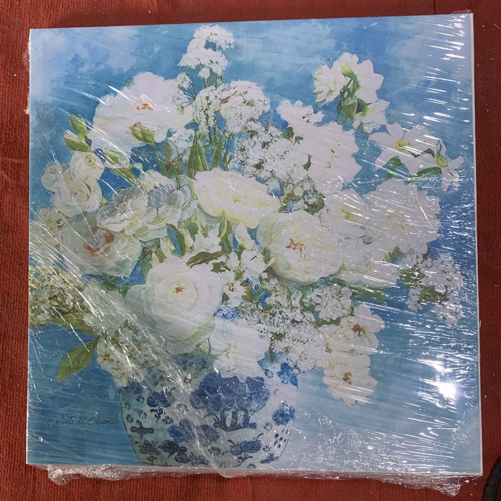 Tranh canvas hoa tĩnh vật hiện đại treo tường, trang trí phòng khách, phòng ăn | BigBuy360 - bigbuy360.vn