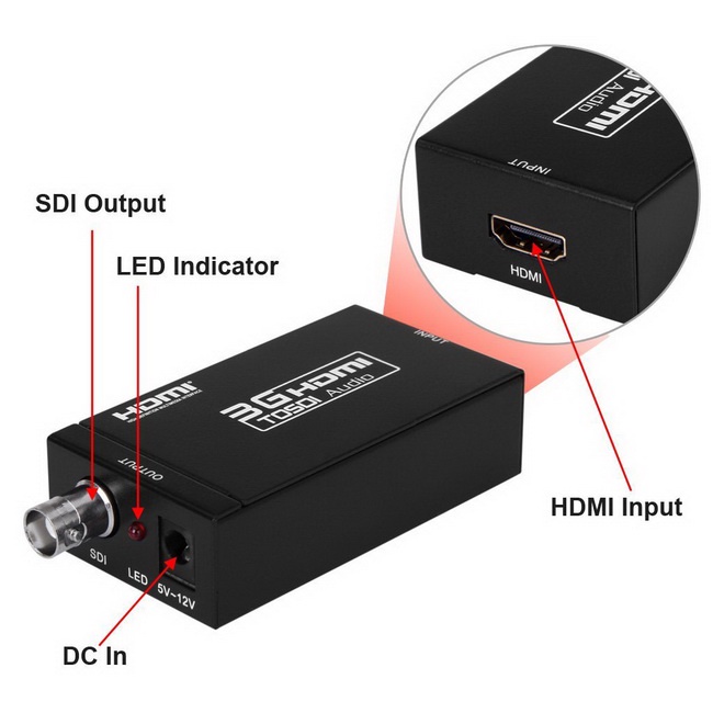 Bộ chuyển đổi HDMI to 3G,SDI Converter FJ-HS002