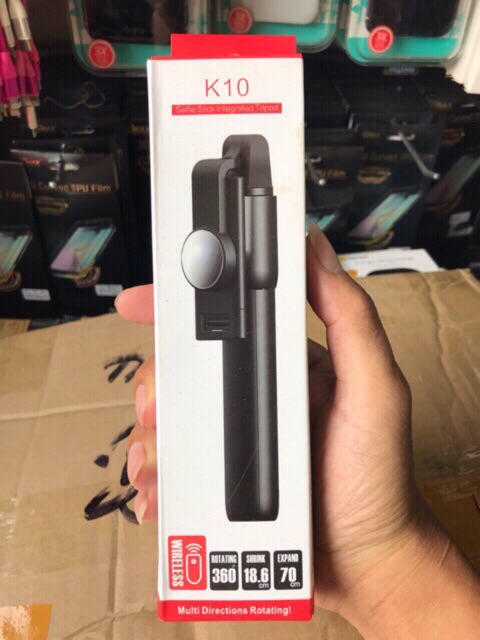 Gậy tự sướng Bluetooth 3 chân K10 hỗ trợ điều kiểm từ xa ( Thông dụng ) | BigBuy360 - bigbuy360.vn