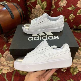 [Free Ship+Tặng Quà] Giày Pumaaa Mũi Bạc Nữ
