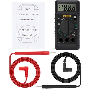 DT-182 Digital Mini Multimeter DC/AC Voltage Current Meter Multitester
