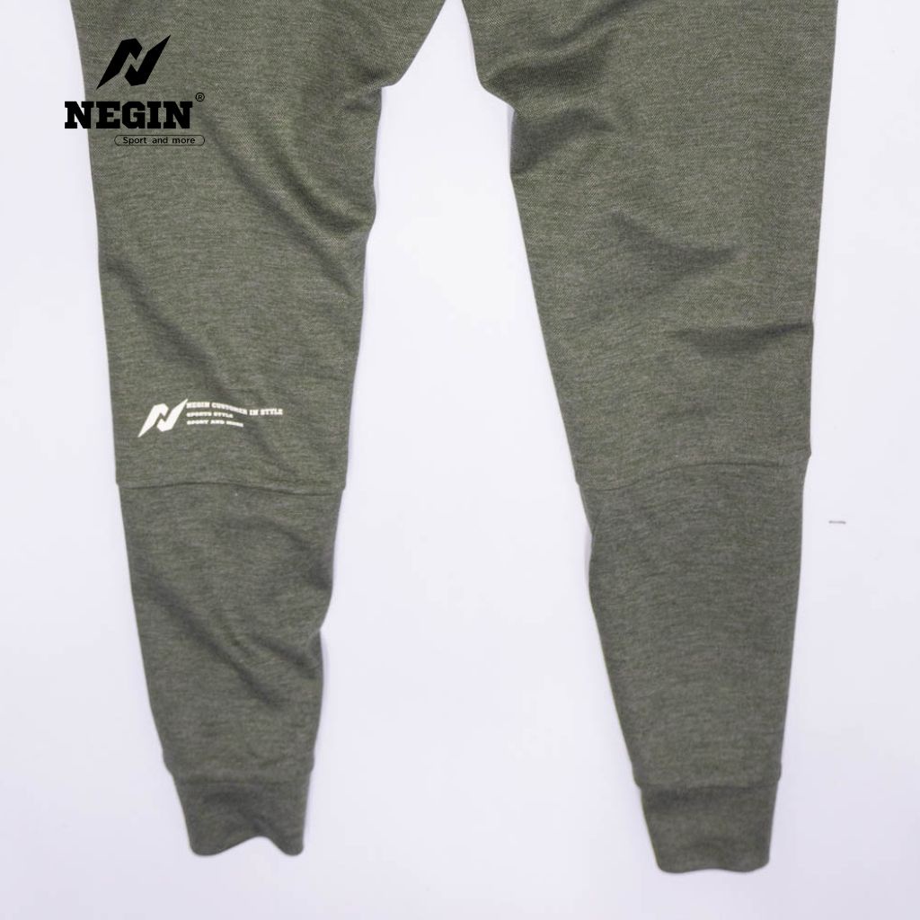 Quần Jogger Nam NEGIN Thiết Kế Ống Bo Cạp Chun Thoải Mái, Chất Vải Co Giãn Dày Dặn QJN_01