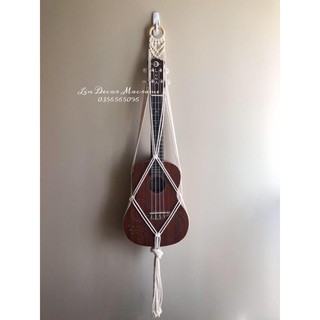 [Giá Ưu Đãi] Macrame treo đàn Ukulele trang trí