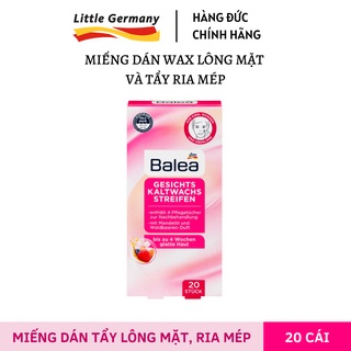 Miếng dán wax lông mặt, tẩy ria mép balea - hàng nội địa đức