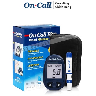 Máy đo đường huyết acon on call plus + tặng hộp 25 que thử