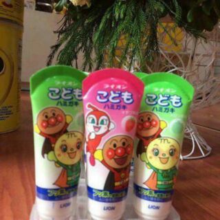 Kem đánh răng lion cho bé của nhật bản