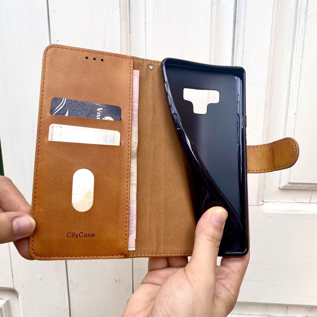 Bao da mềm Iphone 12/13/14/15/mini/Pro/Max/Promax/Plus có ngăn ví đựng tiền, thẻ Citycase