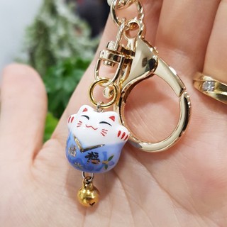 (SIÊU ĐẸP) SALE Móc khóa mèo thần tài chất như nước cất