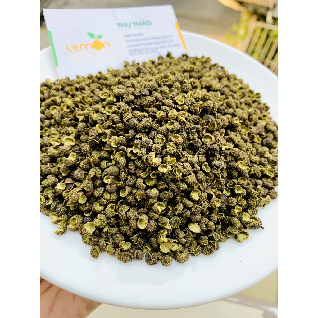 [100g-500g] Xuyên tiêu xanh loại 1 (hạt tiêu xanh Tứ Xuyên) thơm cay nấu ăn, nấu lẩu - SỈ GIÁ TỐT