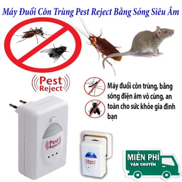 Thiết Bị Đuổi Côn Trùng Pest Reject - Máy Đuổi Chuột Gián Thông Minh
