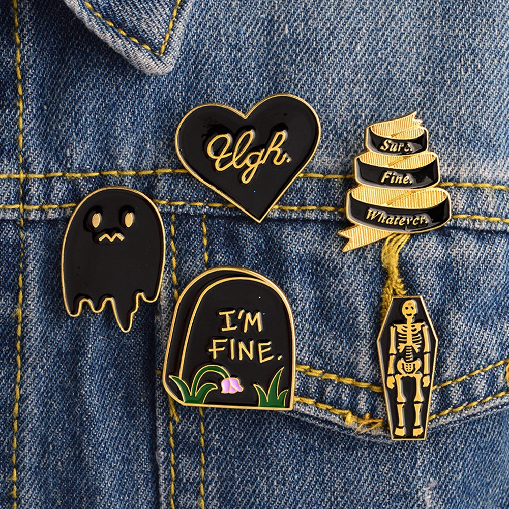 Ghim cài áo kim loại tạo hình độc đáo