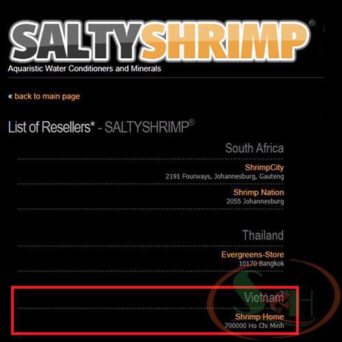 Khoáng Tép Sula Salty Shrimp Sulawesi Mineral 7.5 Dễ Tan