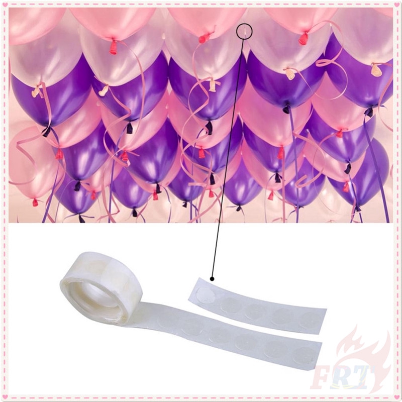 Set 100 miếng keo dính dán bong bóng trang trí các bữa tiệc tiện dụng