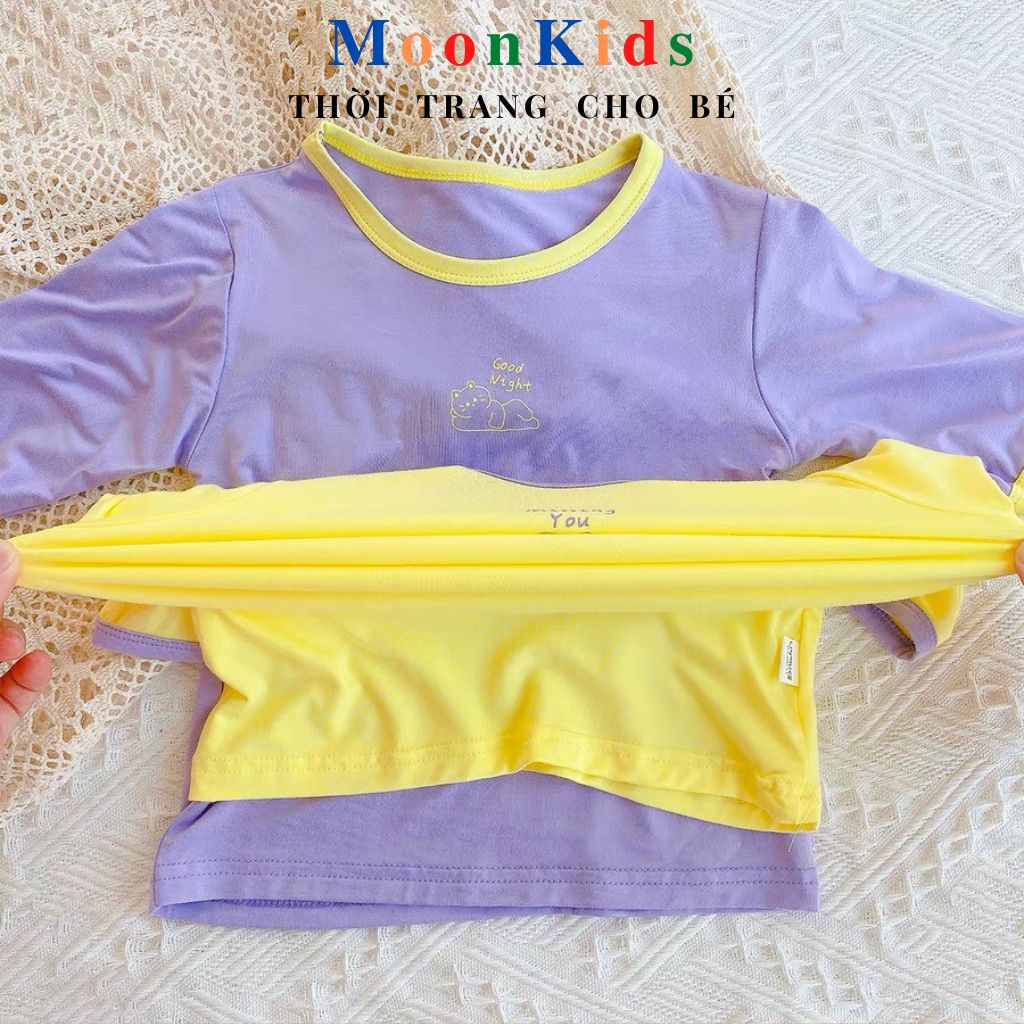 Bộ Quần Áo Cho bé😍Bộ Đồ Tay Lỡ Cho bé,Thun Lạnh 100% dành cho bé trai bé gái từ 6-18kg sờ là sướng nhìn là thích