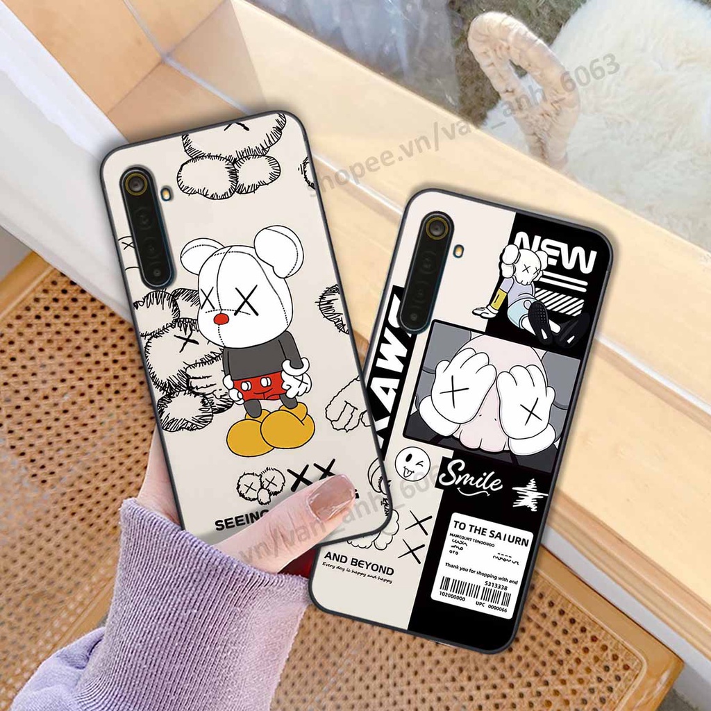 Ốp Realme 6 / 6 Pro be@r brick mars thời trang, ốp lưng điện thoại viền dẻo siêu chất