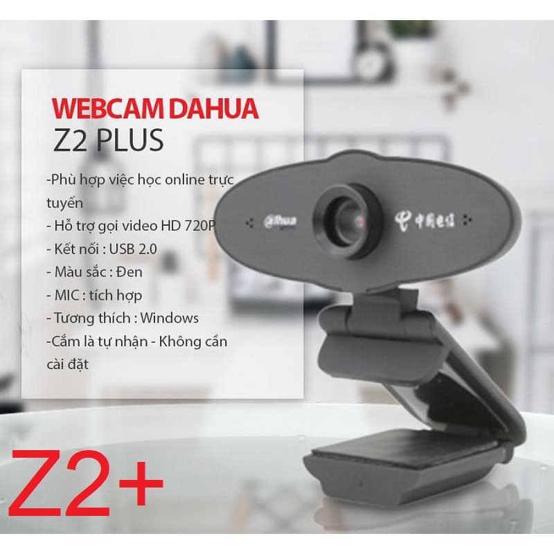 [ Chính Hãng ] Webcam Dahua Z2+ học trực tuyến dành cho học sinh qua zoom | BigBuy360 - bigbuy360.vn