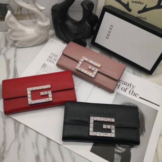 Ví chữ G mặt đá size 20 fullbox da sần