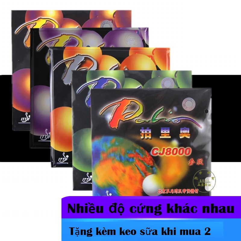 Mặt vợt bóng bàn Palio cj8000 các loại độ cứng khác nhau