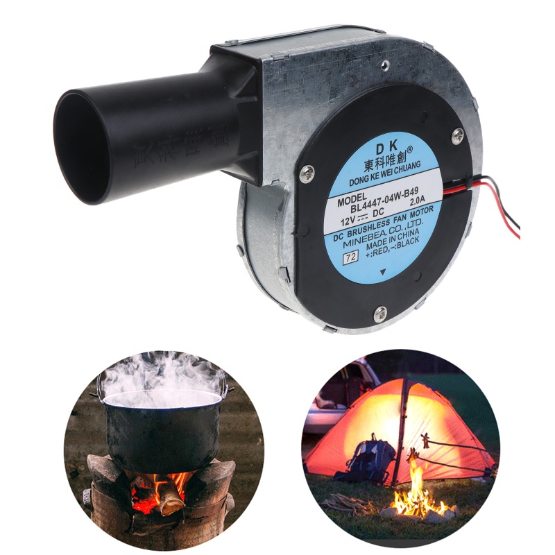 Quạt Thổi Lửa Nướng BBQ DC12V Tiện Dụng Cho Hoạt Động Ngoài Trời
