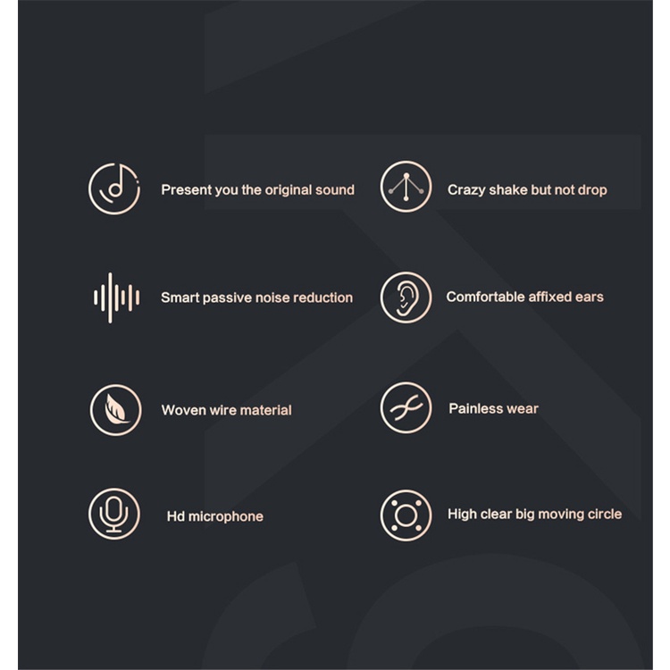 Tai Nghe Nhét Tai Chơi Game Có Dây Qkz Ak9