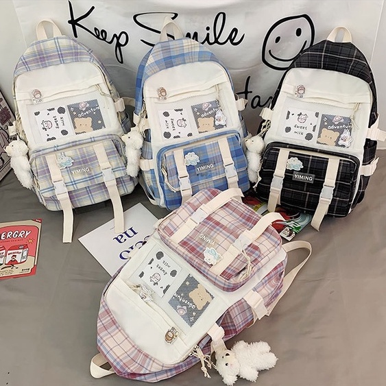 Balo ulzzang nữ đẹp đi học thời trang giá rẻ nhỏ cá tính dẽ thương đáng yêu BALO BI STORE