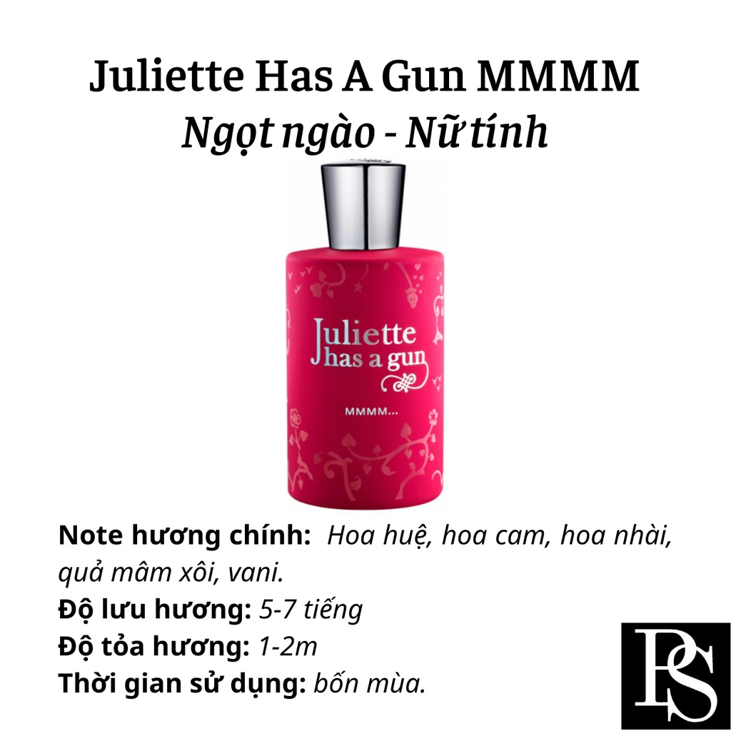 Nước hoa Juliette các mùi hương hot nhất