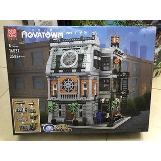 Đồ chơi xếp hình Avengers Mould king 16037 Thánh điện phép thuật New York sanctum sanctorum của Dr Strange