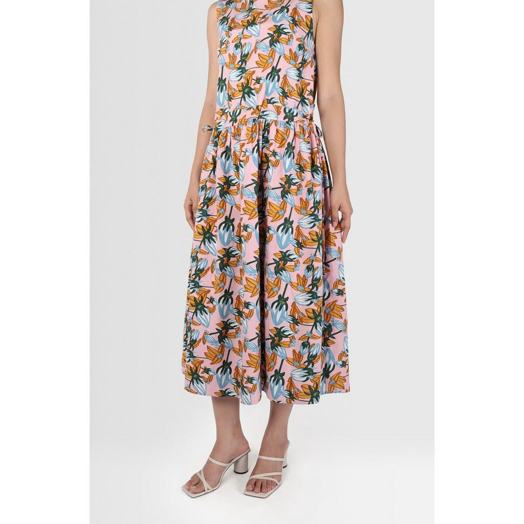 Đầm Maxi Hoa E.studio Rút Eo Hai Bên