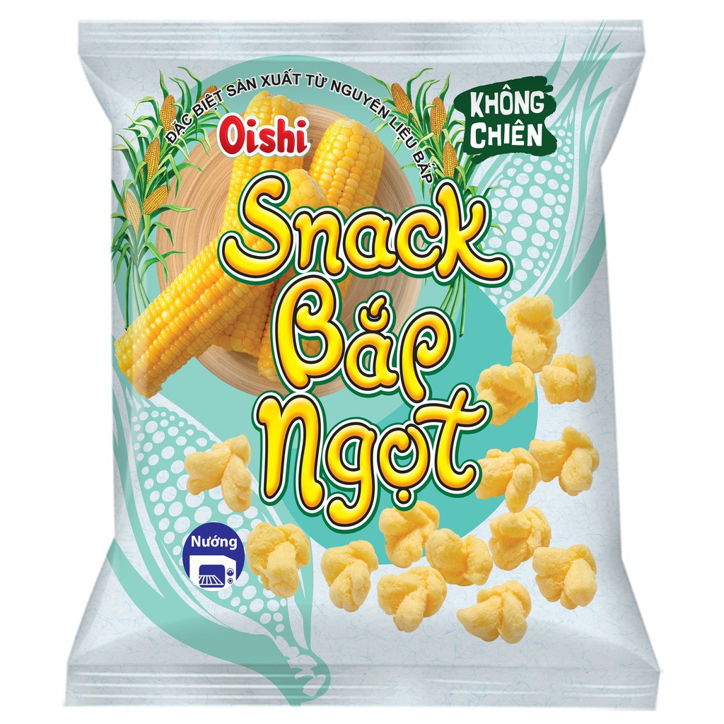 Snack Oishi bắp ngọt gói 80g