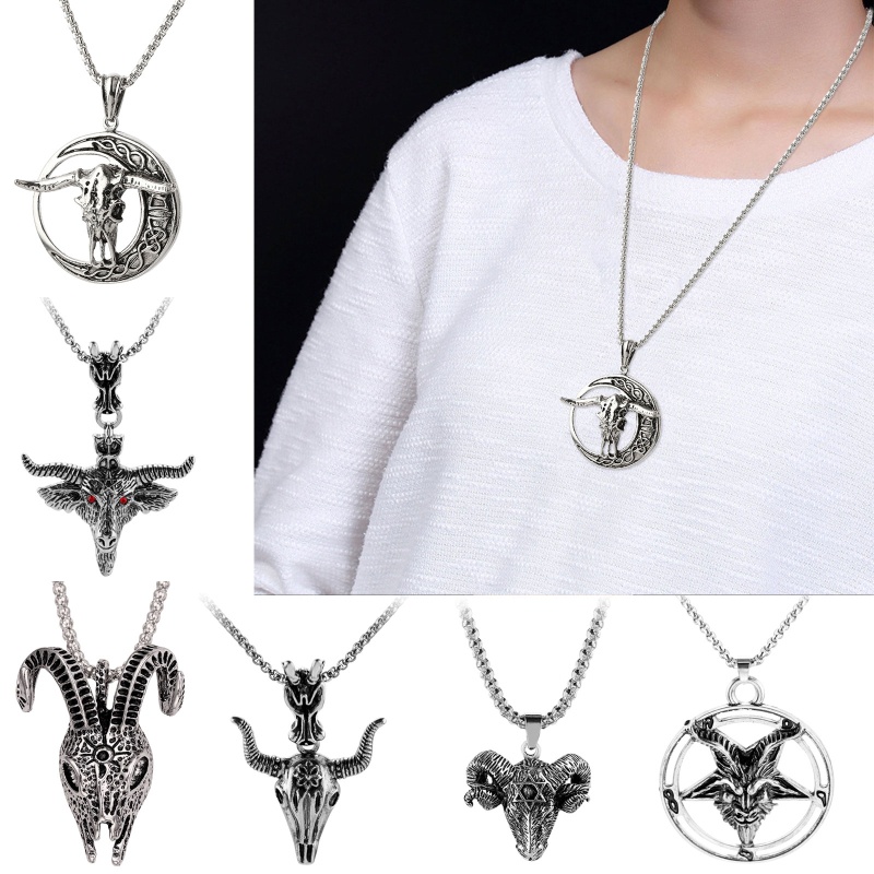 Vòng cổ Kim Loại Mặt Hình Đầu Động Vật Thời Trang