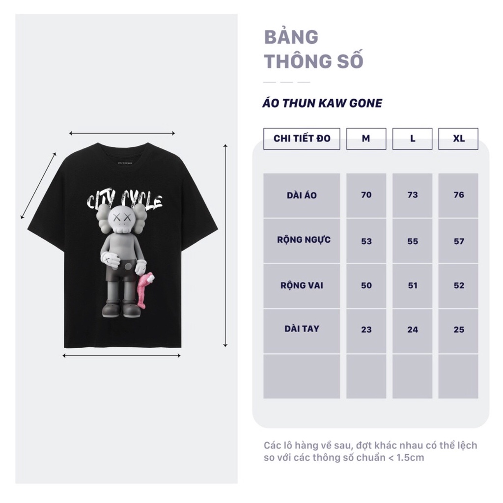 Áo thun tay lỡ Kaw gone form rộng Jiang Store - Áo thun oversize Unisex chất cotton mềm mịn