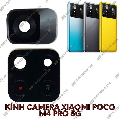 Mặt kính camera xiaomi poco m4 pro 5g kèm keo dán