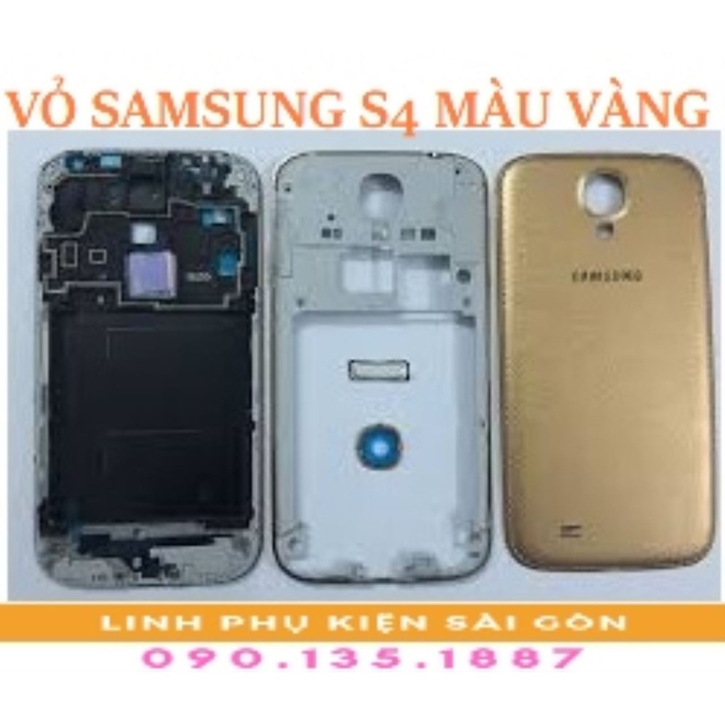 VỎ SAMSUNG S4 MÀU VÀNG