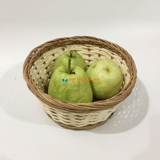 Bát mây oval đựng hoa quả